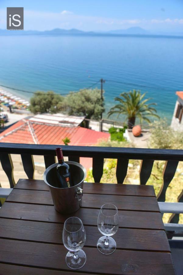 Sea View Rooms Afissos Bagian luar foto